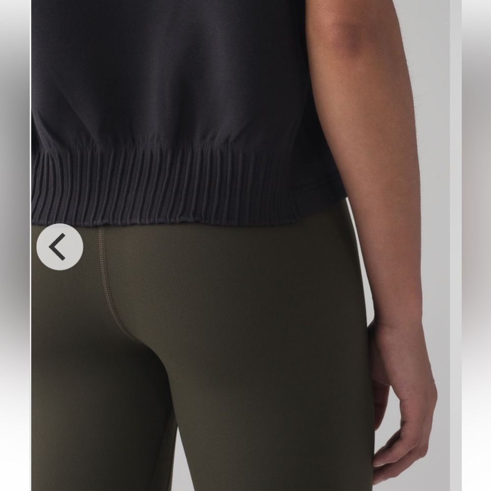 Lululemon NTS Cropped Short Sleeve Black in M - Picture 5 of 15